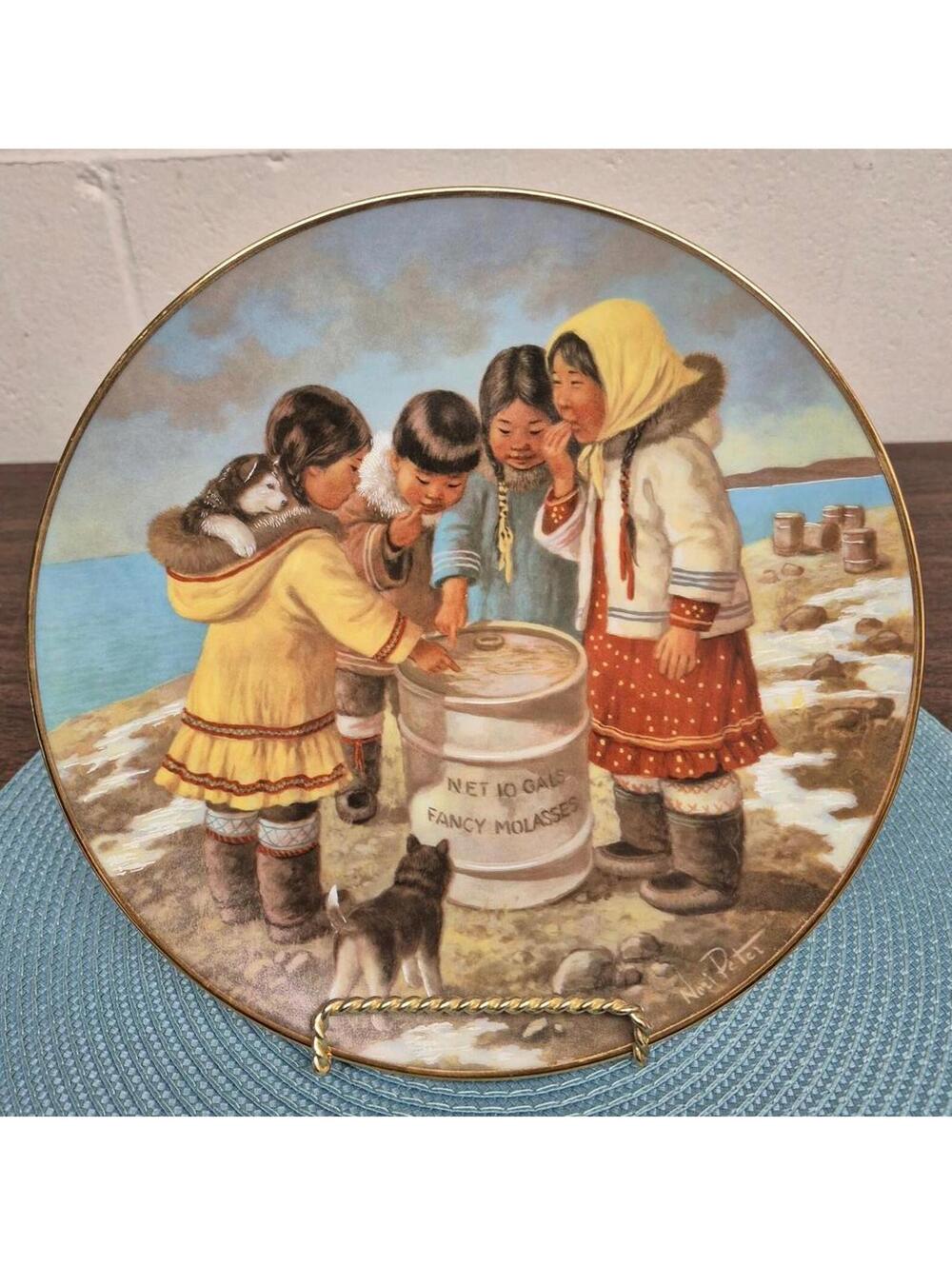 Nori Peter Arctic Spring Collectible Plate - 'We Like It'